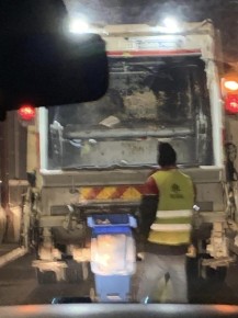 ROSAL Workers Dumping Separated Waste into single truck.