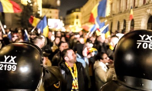 Protests in Bucharest - March 9th - AP