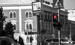 Red Light Signal - Black and White