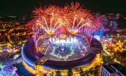 Drone shot of Untold Festival 2024.