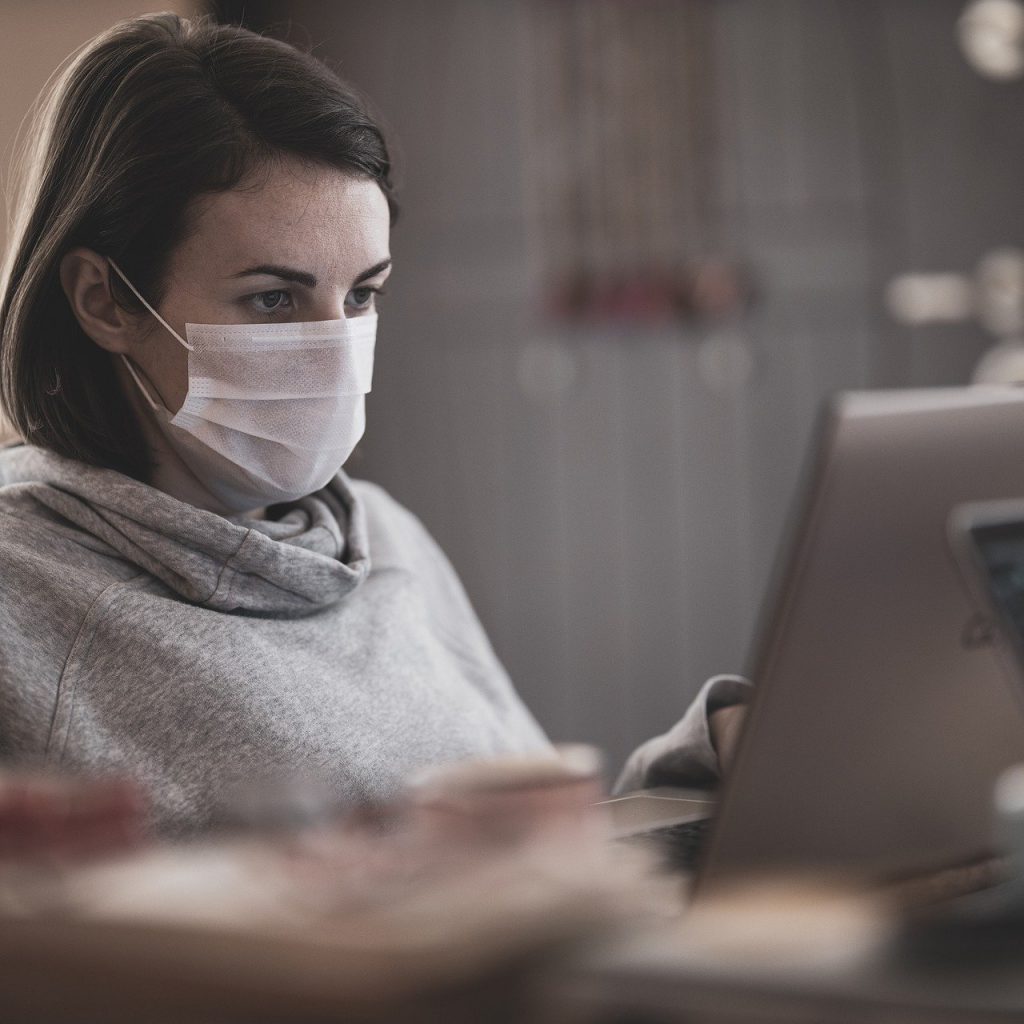 Woman Wearing Mask