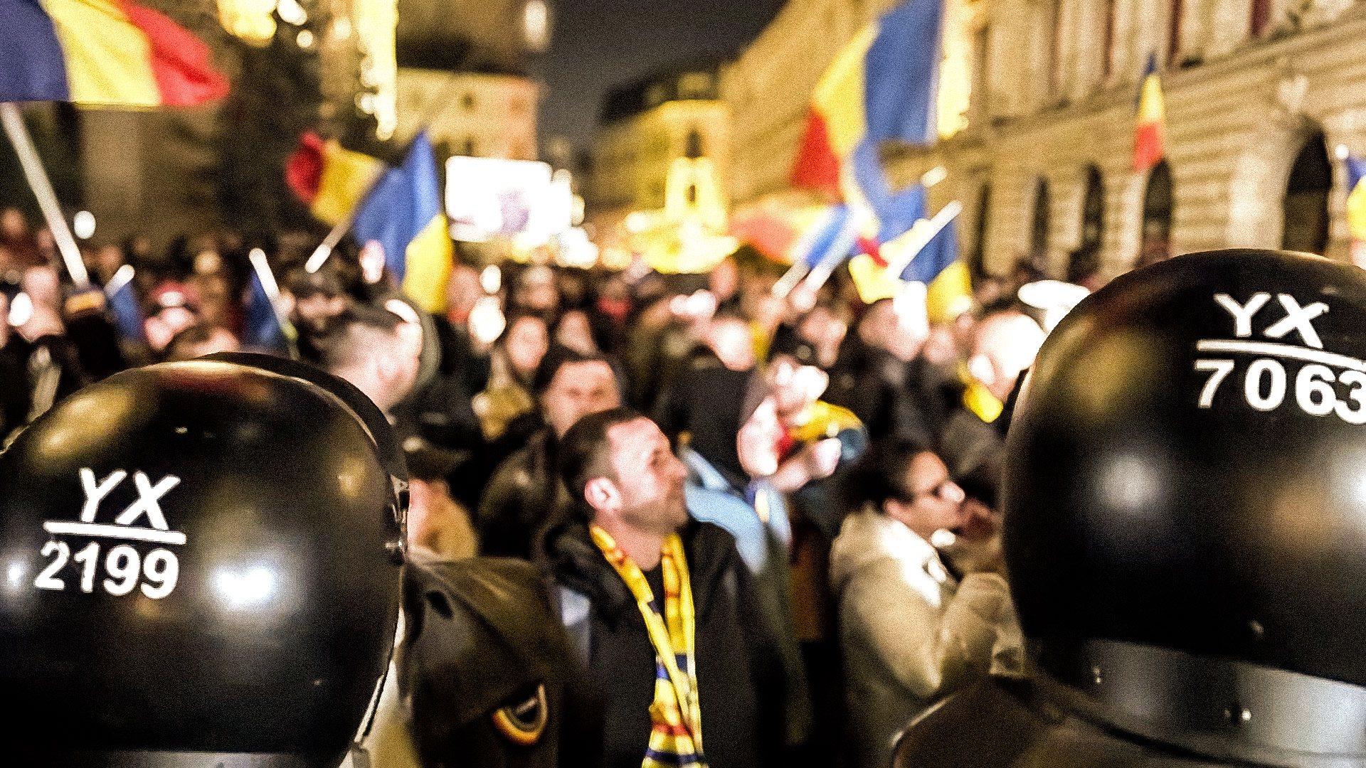 Protests in Bucharest - March 9th - AP