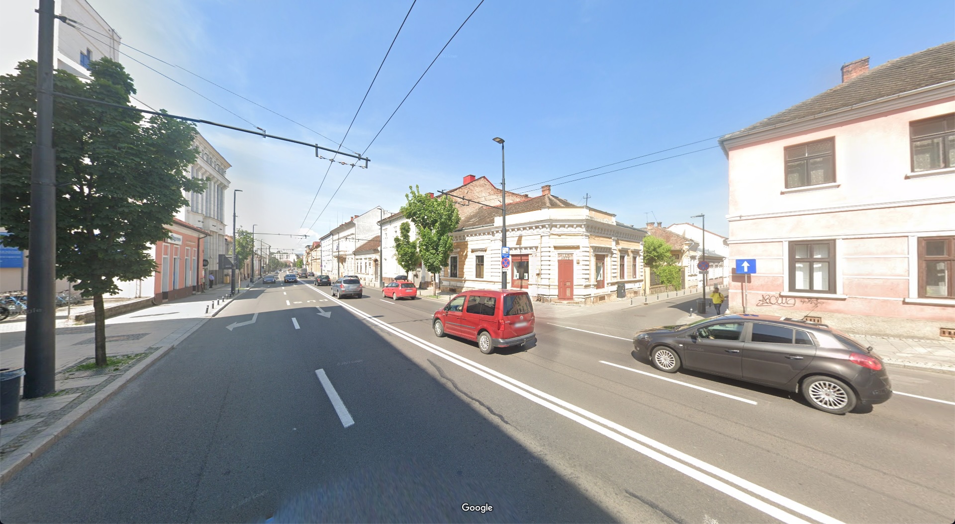 Calea Motilor, view down Strada Vasile Alecsandri