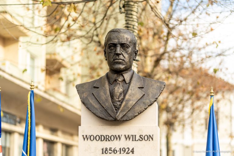 Woodrow Statue Unveiled after Relocation in Cluj-Napoca