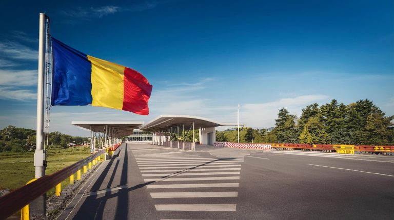 AI Generated Image of Schengen Border Crossing into Romania