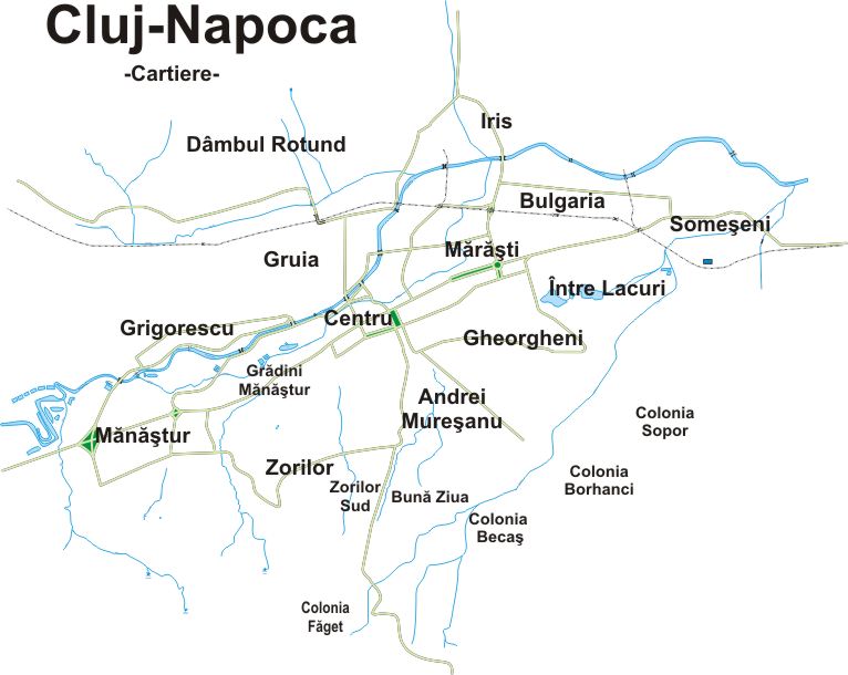Cluj-Napoca Districts