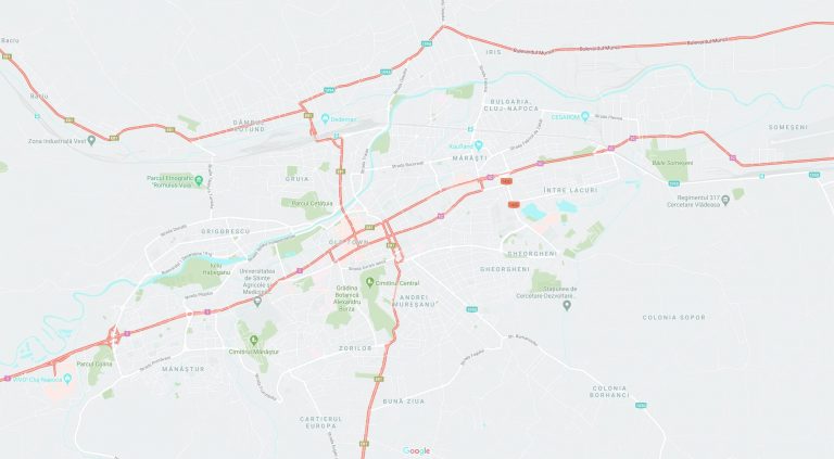 Google Map of Cluj